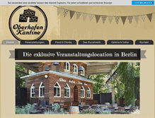 Tablet Screenshot of oberhafenkantine-berlin.de